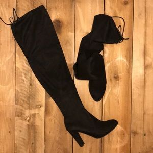 Black Thigh High Boots 🖤